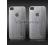 Алюминиевая накладка на заднюю панель iPhone 4/4S - Cross Line